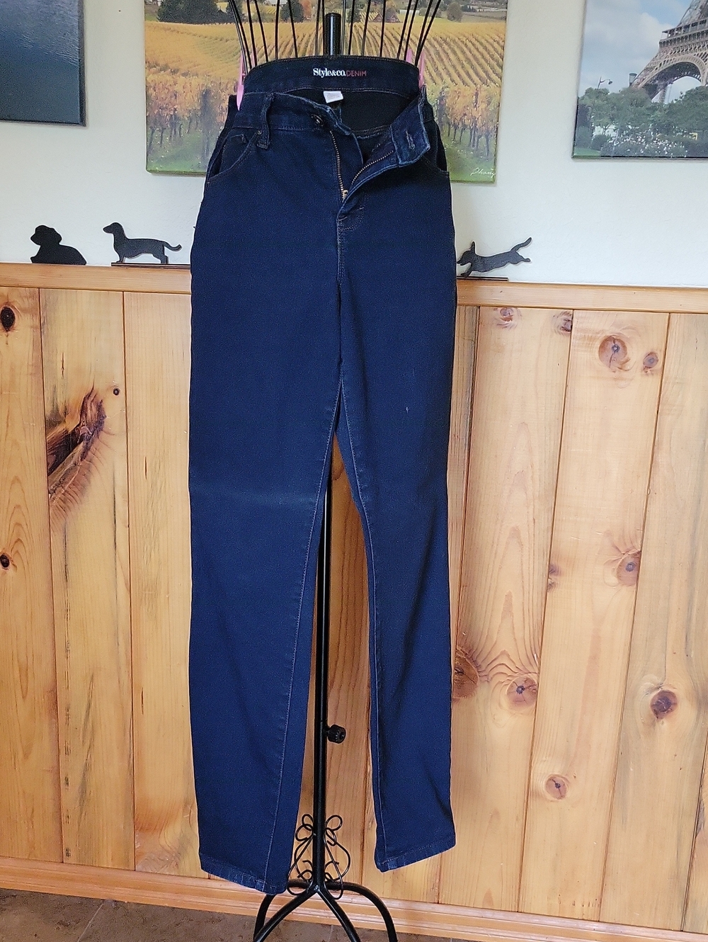 Style & Co. Navy Blue Women's Skinny Jeans